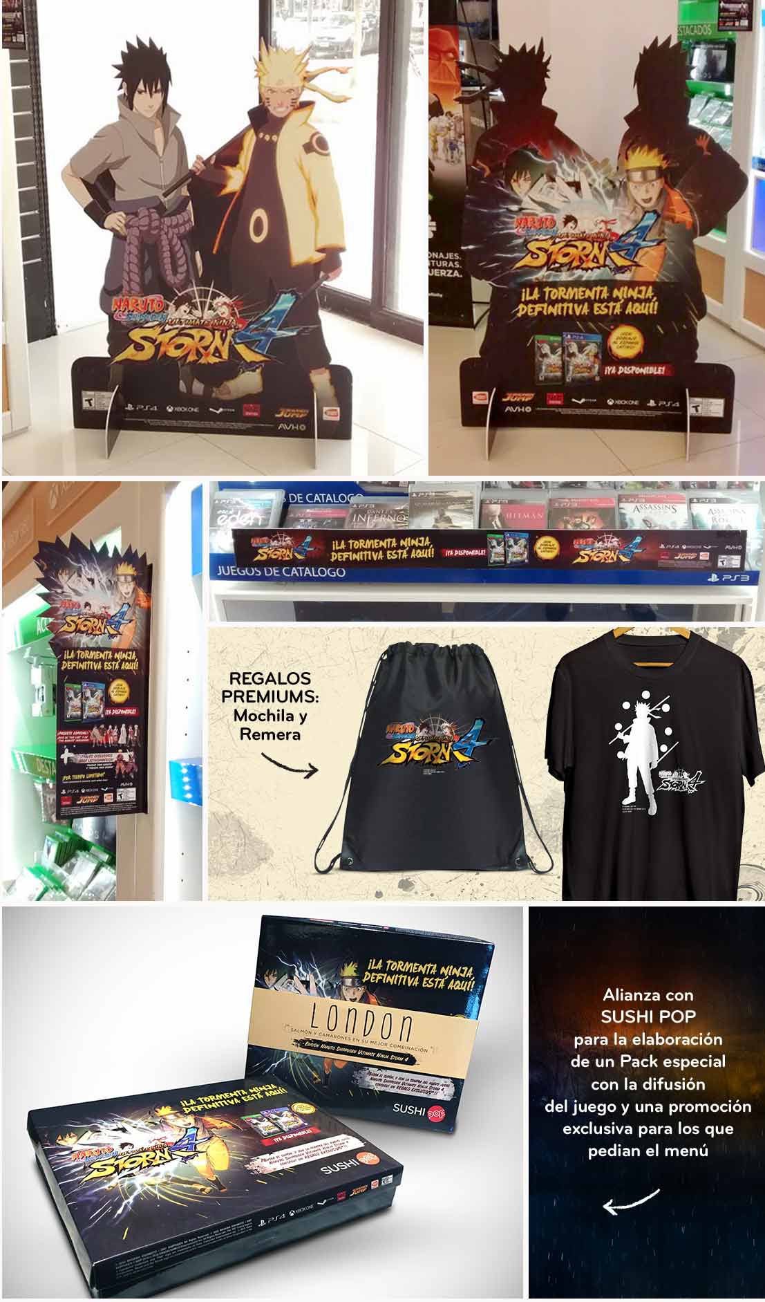 BNE Naruto Shippuden Ultimate Ninja Storm 4, campaña lanzamiento