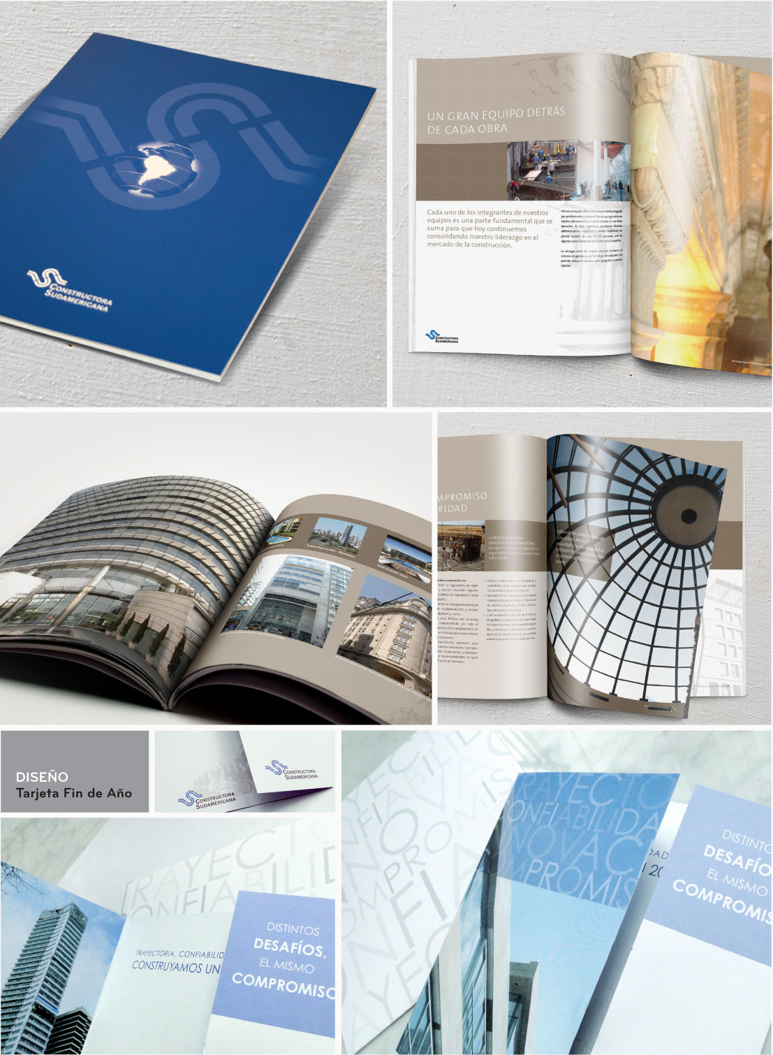 constructora sudamericana diseño brochure