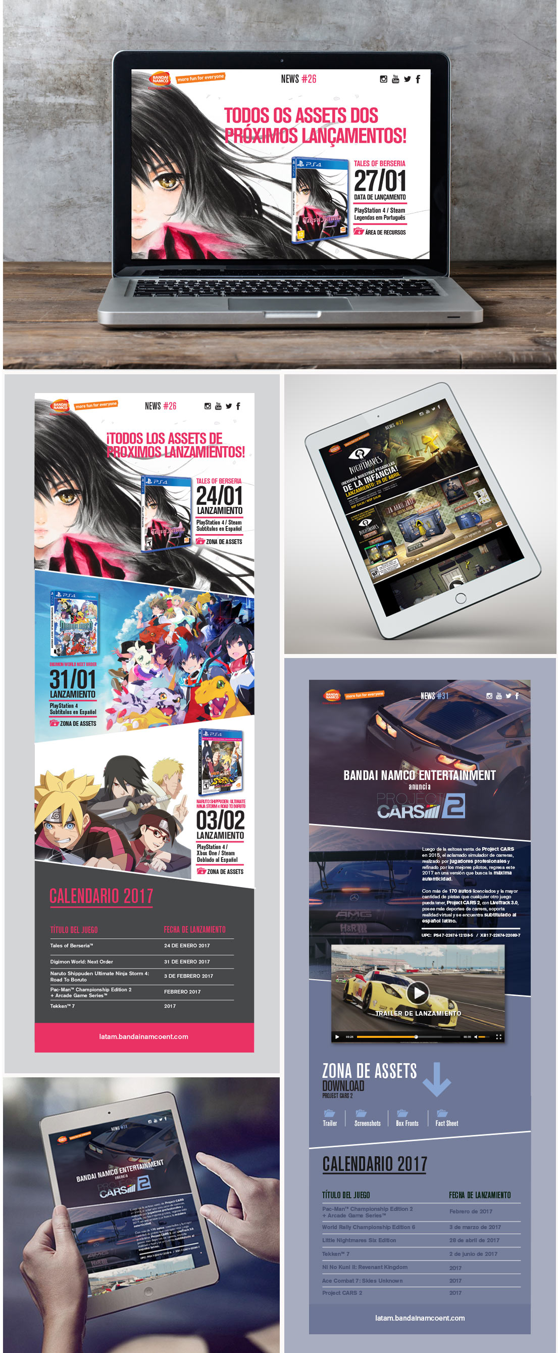 Bandai Namco E-Mail marketing